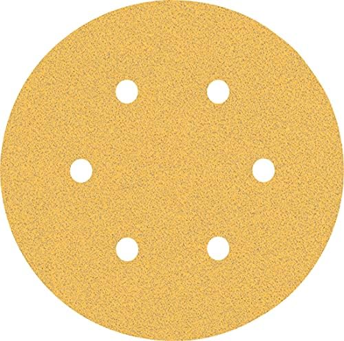 Bosch Professional 5x Expert C470 Sandpaper (for Hardwood, Paint on wood, Ø 150 mm, Grit 80, Accessories Random Orbital Sander)