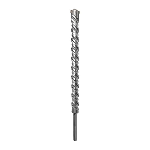 1-2/3 x 18.6 x 23.6 inch SDS Max Rotary Hammer Drill Bit, 42x600mm Carbide Tip Masonry Drill Bit,Concrete Drill Bit for Masonry, Brick, Stone, Concrete, 42mm (1-2/3 in) Diameter