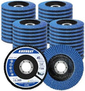 40 Pack Flap Discs 4 1/2" for Angle Grinder, 40Grit T29 Flap Disc, Die Grinder Sanding Disc, Zirconia Grinding Wheel for Metal, Wood, Stainless Steel Polishing Finishing