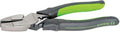 Greenlee 0151-09CM Side Cut Pliers With Crimper, High Leverage, Molded Grip, 9"