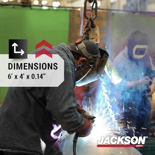 Jackson Safety Transparent Welding Curtain for Sparks & Spatter - NFPA 701