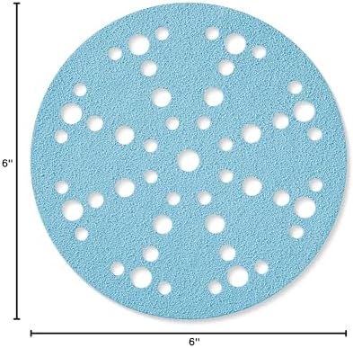 Festool 578358 Granat P100 Grit 6-Inch (150mm) Diameter Abrasive Sanding Discs, 50-Pack