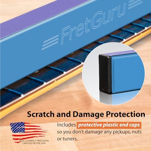FretGuru Fret Leveler - 8" Ultra-Precision Guitar Tool