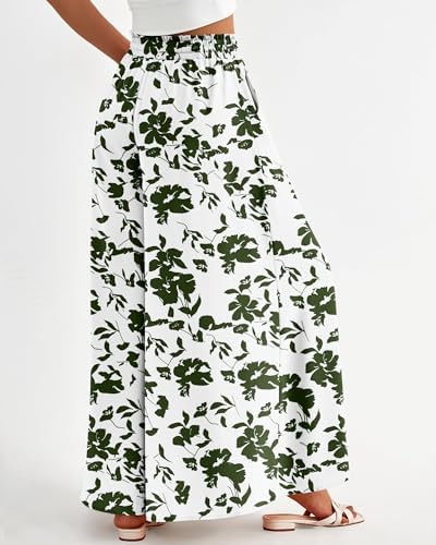 BTFBM Wide Leg Flowy Palazzo Pants for Women