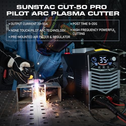 Sunstac 50A Plasma Cutting Machine with Pilot Arc Starting