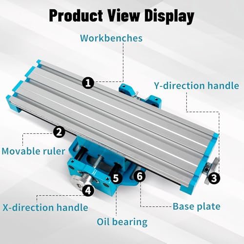 RATTMMOTOR XY Axis Slide Vise Multifunction BG-6880 Cross Worktable