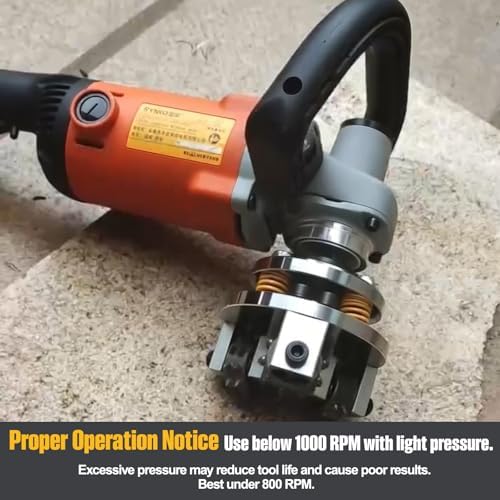 5-Inch Bush Hammer for Grinder, Concrete Prep and Coating Removal Tool