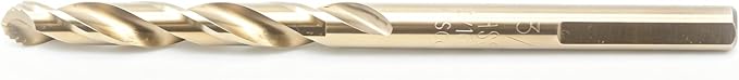 TEMO 1 pc 3/16 Inch M35 Stepped Point Jobber Drill Bit, Easy Boost Twist Drill Bit Set for Acrylic Metal, Steel, Wood, Plastic