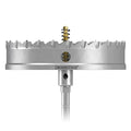 TCT Hole Saw Set, 6"(152mm) Heavy Duty Tungsten Carbide Tipped Hole Cutters for Stainless Steel Mild Steel Copper Iron Brass Plastic and More, with Titanium-Plated Pilot Drill Bits