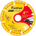 FIXLTFAST Diamond Metal Cutting Wheel 4-1/2 x 7/8 for Angle Grinder - 1PCS