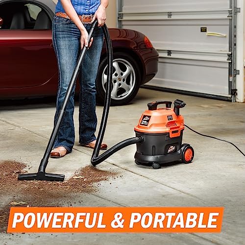 Armor All AA255W 2.5 Gal 2 Peak HP Wet/Dry Utility Vac Orange/Black