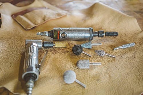 Kutzall Original Sphere Rotary Burr, 1⁄4" Shaft, Fine - Wood Carving Bit for Bosch, DeWalt, Milwaukee Tools. Abrasive Tungsten Carbide Coating, 1" (25.4mm) Head Diameter, S-1G