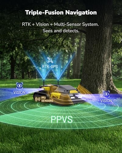 YARBO Robot Lawn Mower, Wire-Free with Modular Design, for Large Yard