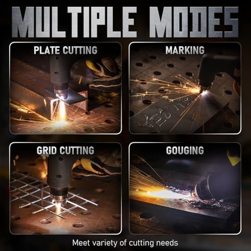 YESWELDER CUT-65DS PLUS Plasma Cutter, 4-in-1 Non-HF Pilot Arc, 110/220V