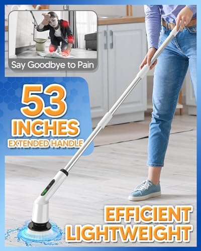 Electric Spin Scrubber (White)