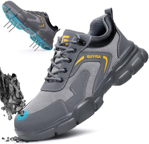 Steel Toe Shoes for Men Puncture Resistant Mens Safety Work Shoes