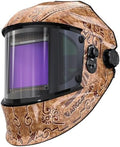 ARCCAPTAIN Welding Hood, 180° Panoramic View Auto Darkening Welding Helmet