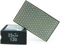 Diamond Hand Polishing Pad Diamond Sanding Block Foam Backed Diamond Sponge Sanding Pads for Wet or Dry Grinding polishing for Granite Marble Stone Tile Glass Ceramic (1, 120# Cubic)