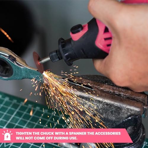 180W Corded Rotary Tool Kit, 8000-35000 RPM 61 Accessories for DIY