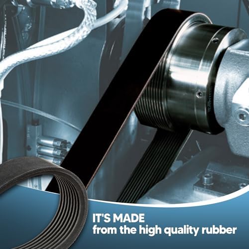 SANDER Drive Belt set of 2 Fits - 50-112 RIKON 4" x 36" SANDER 50112 - High Strength Rubber Belt - Replacement Drive Belt - Made In The USA!- Toothed Drive Belt