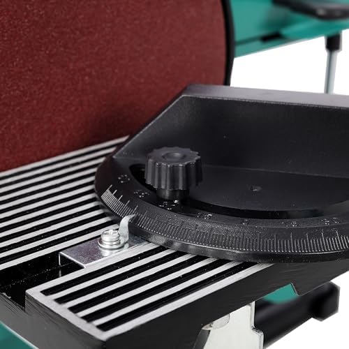 Belt Disc Sander 4x36 & 6 Inch, Benchtop Multifunctional Sander with Sturdy Cast Iron Base, for Woodworking, Metal Polishing, Sharpening Tools and DIY Home Workshop