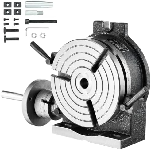 VEVOR Horizontal Vertical Rotary Table 8 in Precision Milling Rotary Table