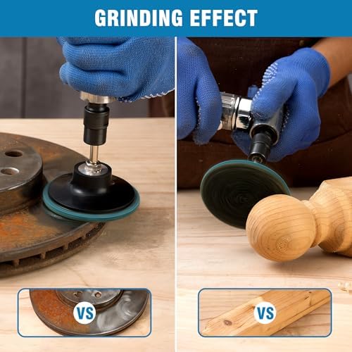 S SATC 25Pcs Fine Sanding Disc 3 Inch Quick Change Discs 1Pcs 1/4” Shank Holder for Die Grinder Sanding Disc Polish Rust Wood Sanding