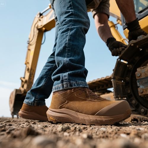 NORTIV 8 Composite Toe Work Boots for Men Waterproof