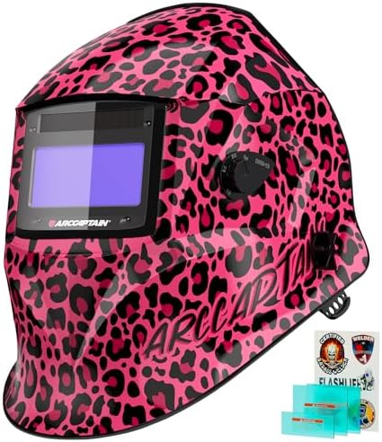 ARCCAPTAIN Welding Helmet Auto Darkening, 1/25000s Response, Shade 4/9-13