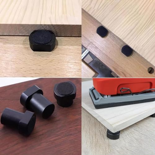Bench Dog Set High Strength Aluminum Alloy Woodworking Planing Stop Board Workbench Clamping Device for Milling Cutting Grinding Wood Projects with Storage Box (20mm)