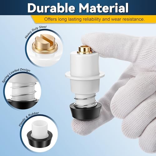 Screwdriver Control Stop Repair Kit, Compatible with Sloan, Replacement Parts Compatible with Sloan Flushometers H-540, H-600 & H-700 Series Control Stops(6 Pack,3/4")