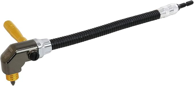 SK11 ADK-007 Angle Screwdriver Song Head 2.2 inches (56 mm), 0.25 inches (6.35 mm) Hex Shaft 1.4 inches (35 mm) Double Head Bit Included