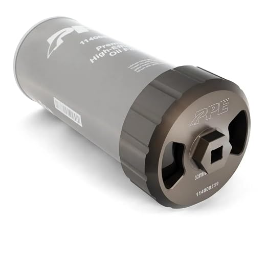 Aluminum Oil Filter Socket 107mm 15F by Pacific Performance Engineering