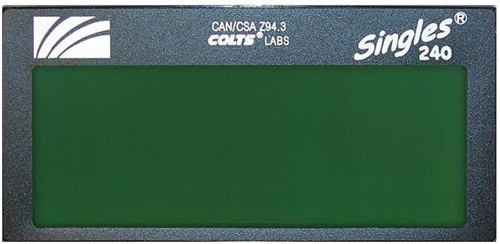 ArcOne S240-11 Horizontal Single Auto-Darkening Filter for Welding, 2 x 4.25 x .2", Shade 11