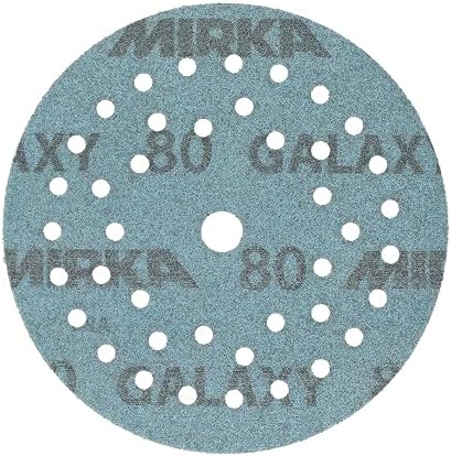 Mirka Galaxy Multifit Sandpaper 5 Inch Grit 80 50 Discs