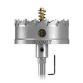 3" TCT Hole Saw for Hard Metal, Heavy Duty 75mm Tungsten Carbide Tipped Hole Cutter with Spring-Loaded Pilot Drill Bit for Stainless Steel, Metal, Iron, and Plastic