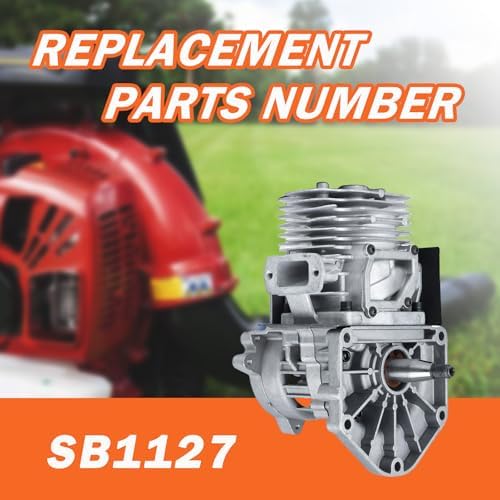 Piston and Cylinder kit sb1127 Short Block for Echo pb8010t pb-8010 pb9010t pb9010h pb9010 pb-9010 pb8010 sb1127 Backpack Blower Short Block Engine Backpack blowers (with Crankshaft