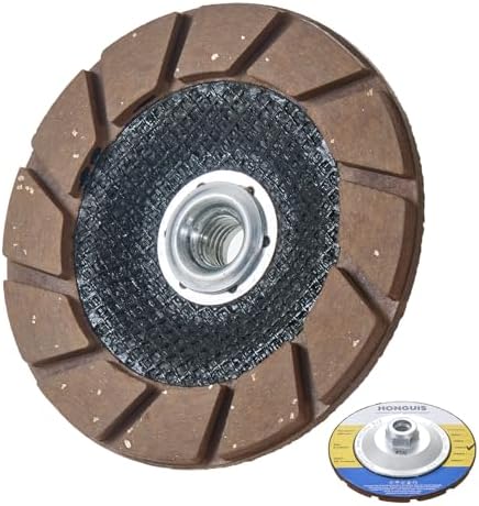 5" Ceramic Bond Diamond Cup Wheel for Concrete, 5/8-11, 100 Grit