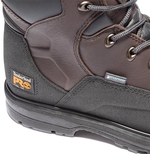 Timberland PRO mens Powerwelt 6" Steel Safety Toe Waterproof Industrial Work Boot