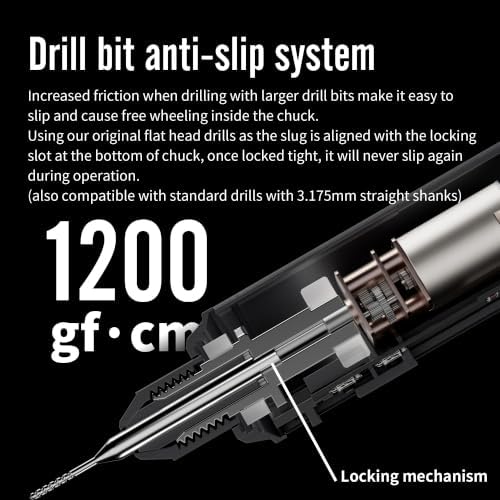 DSPIAE AT-ED Orbit Electric Hand Drill, Hobby Model Mini Drill Pen, Red