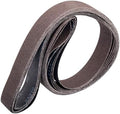 2 x 72 Inch Sanding Belts, 60 Grit,6 Pack