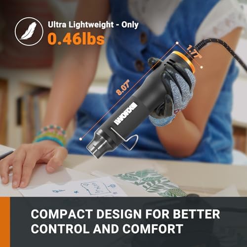 Crafting Tool Combo Kit - Portable Rotary Tool, Heat Gun for Sanding, Carving, Drilling, Engraving, 20V Power Share Battery and 42-Piece Accessories Included