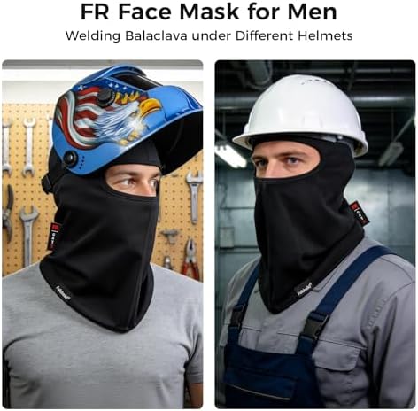 Fullsheild FR Balaclava Face Mask for Men Flame Resistant Hood Welding Cap