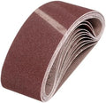 HARFINGTON 3 x 21 Inch Sanding Belts, 10 Pcs 80 Grits Aluminum Oxide