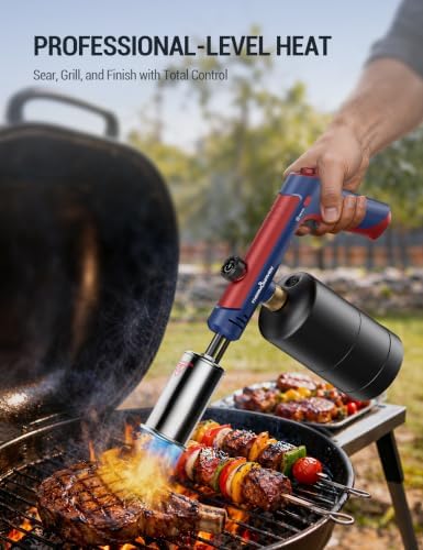 ThermoMaven Propane Torch Gun, One-Touch Max Fire Flame Thrower