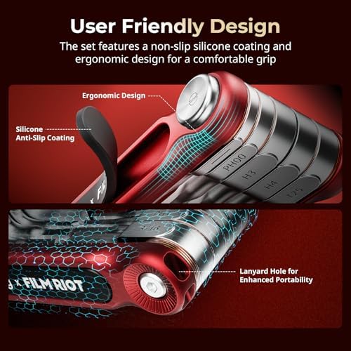 SmallRig x FILM RIOT 10-in-1 Folding Tool Set (Red) - 4813