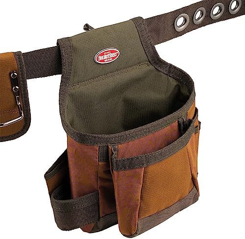 Bucket Boss 50200 Two Bag Tool Belt in Brown