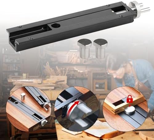 Bench Tail Vise,Inertia Vice Fixture Carpenter Tool Adjustable Clamp Table Vise for Home Shop Workbench Household, Style B