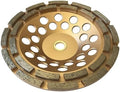 7" Diamond Grinding Wheel for Concrete 24 Dbl Row Segments 7/8"-5/8"
