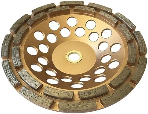 7" Diamond Grinding Wheel for Concrete 24 Dbl Row Segments 7/8"-5/8"